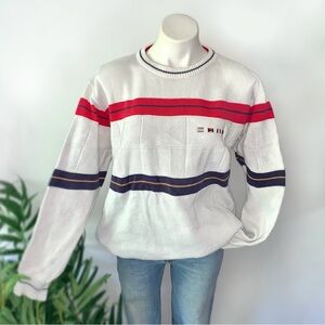 v i n t a g e :: Nautical Slouchy Grandpa Sweater Sailing Yachting